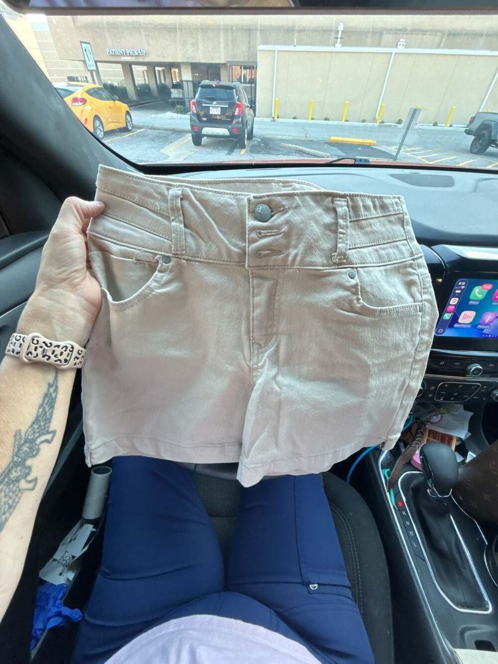d.jeans Recycled Twill High Waist Shorts